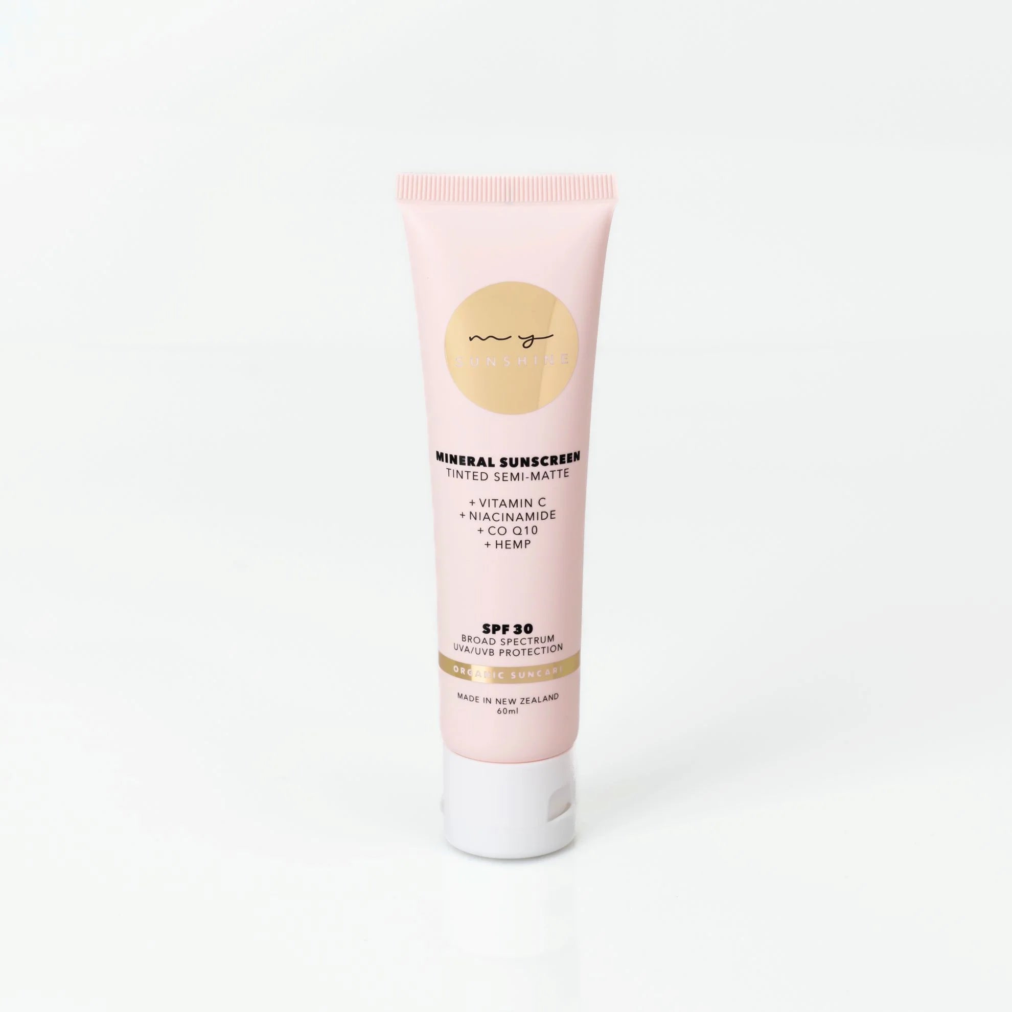 My Sunshine mineral Sunscreen  Tinted Semi-Matte spf 30  